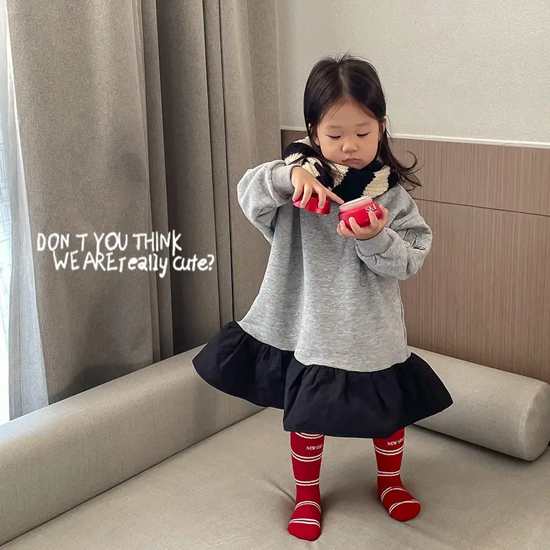 Red Beanie Flap Two-Lip Socks Cotton Spring 2023 - Image 6