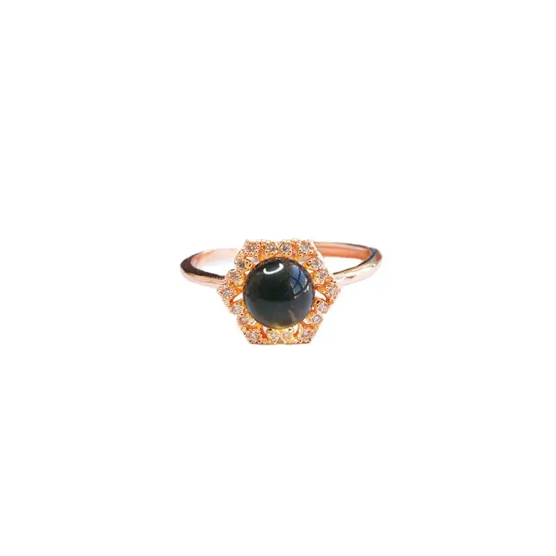 Guan Yu Natural Amber Ring for Women