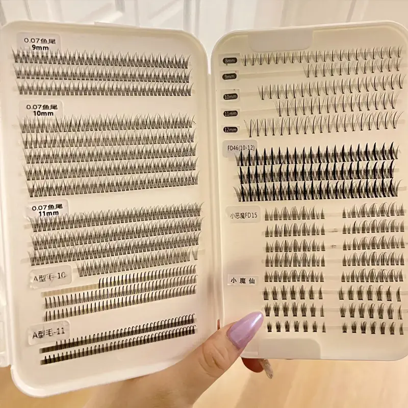 International Student False Eyelashes Storage Box Large Capacity
