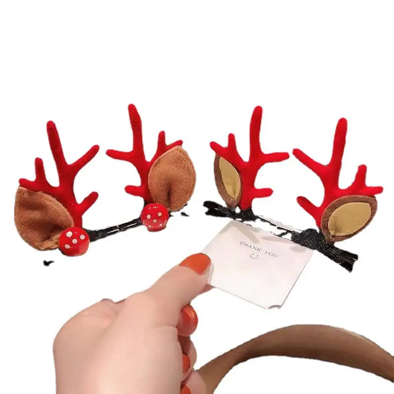 Cute Antler Hairpins for Girls New Year Spring Festival - Image 5