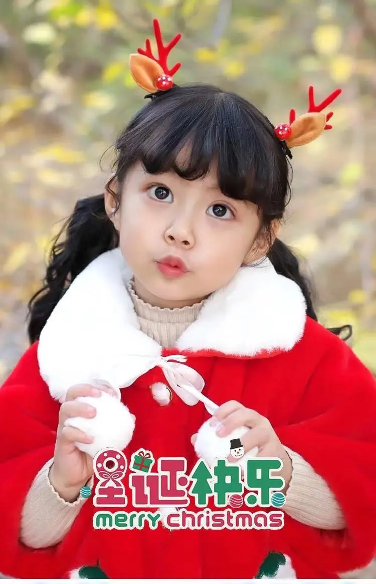 Cute Antler Hairpins for Girls New Year Spring Festival — feature 12