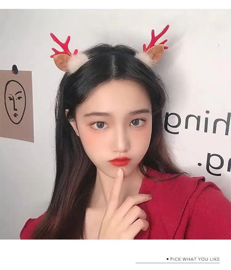 Cute Antler Hairpins for Girls New Year Spring Festival — feature 13