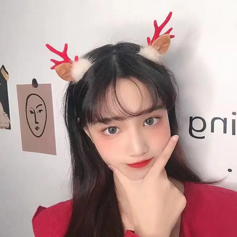 Cute Antler Hairpins for Girls New Year Spring Festival — feature 15