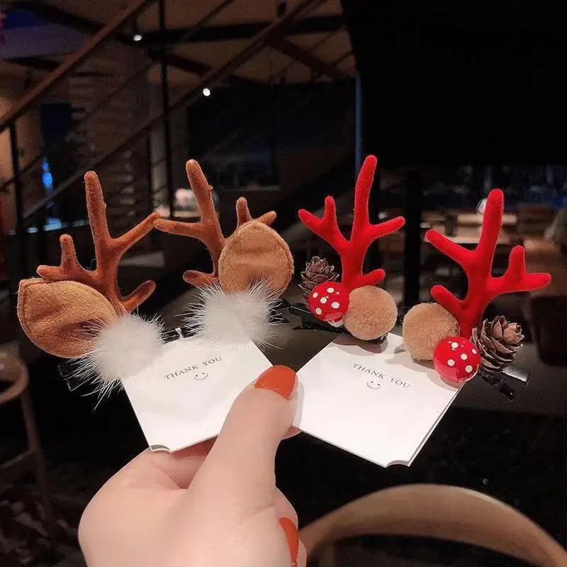 Cute Antler Hairpins for Girls New Year Spring Festival — feature 16