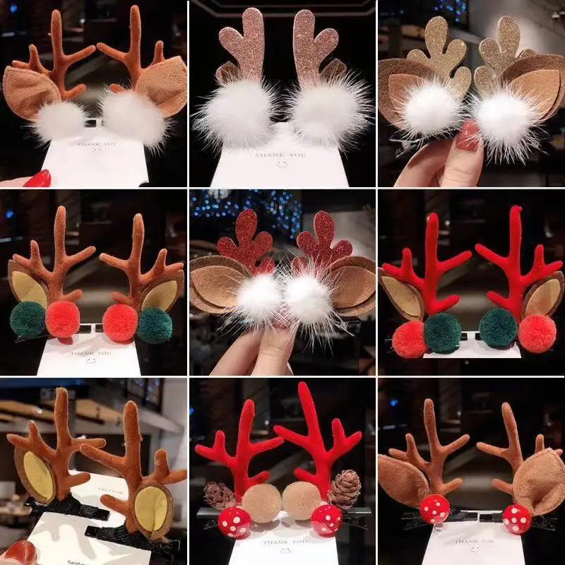 Cute Antler Hairpins for Girls New Year Spring Festival — feature 8
