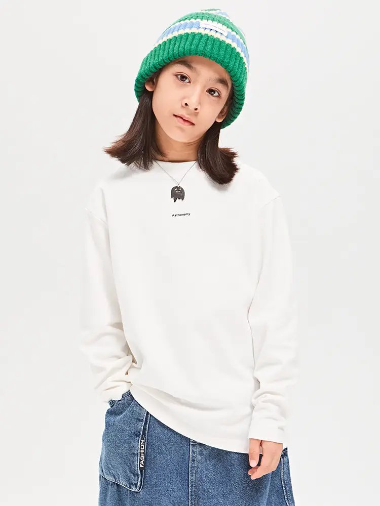 Red Long Sleeve T-Shirt for Girls Boys Medium Large
