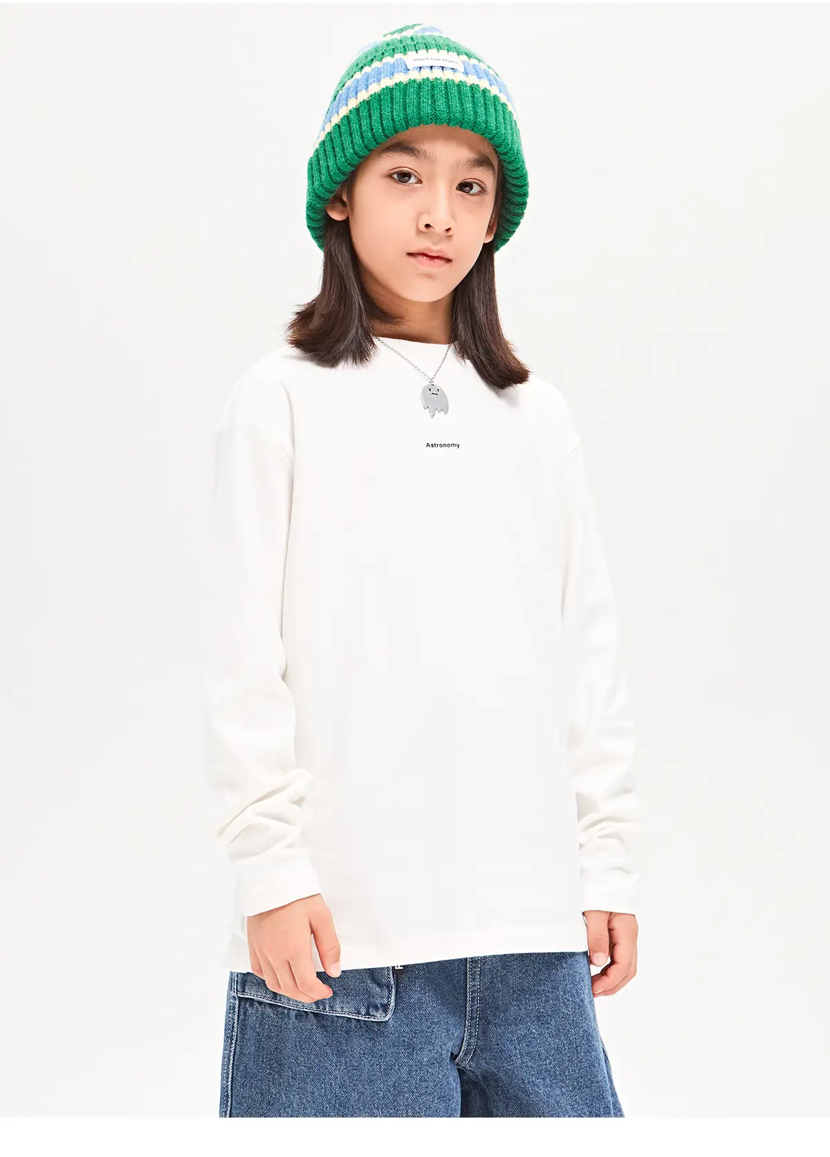 Red Long Sleeve T-Shirt for Girls Boys Medium Large — feature 23