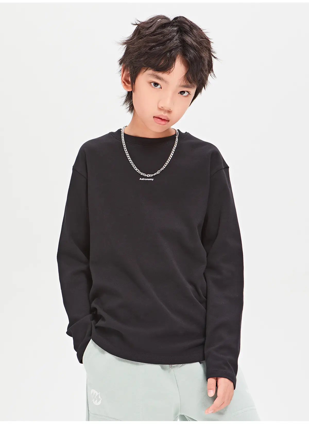 Red Long Sleeve T-Shirt for Girls Boys Medium Large — feature 28