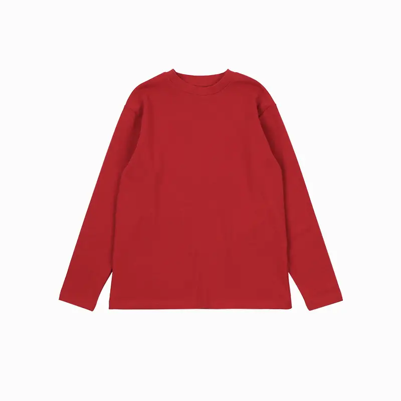 Red Long Sleeve T-Shirt for Girls Boys Medium Large
