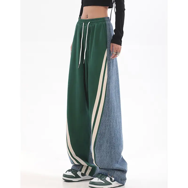 Women's 2023 Blue Jeans American Style Loose Wide-leg Pants - Image 6