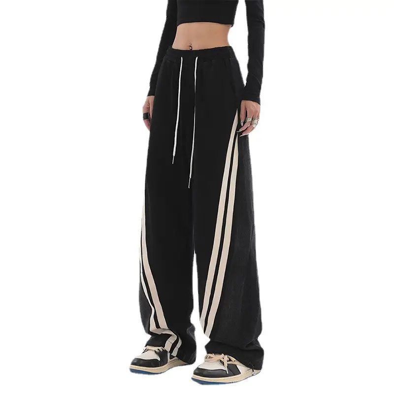 Women's 2023 Blue Jeans American Style Loose Wide-leg Pants - Image 9