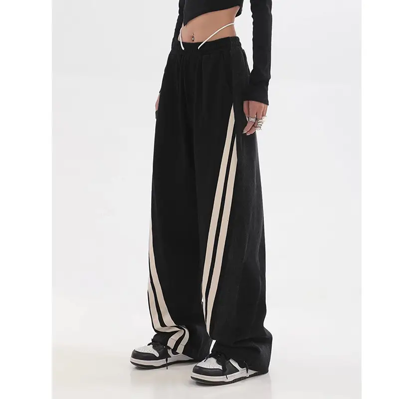 Women's 2023 Blue Jeans American Style Loose Wide-leg Pants — feature 2