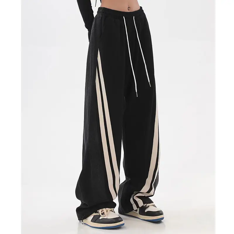 Women's 2023 Blue Jeans American Style Loose Wide-leg Pants — feature 3