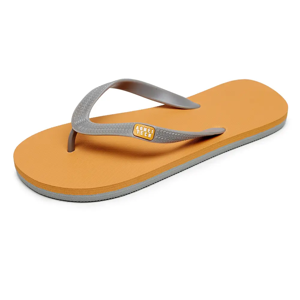 2023 Men's Green Rubber Flip Flops Non-Slip