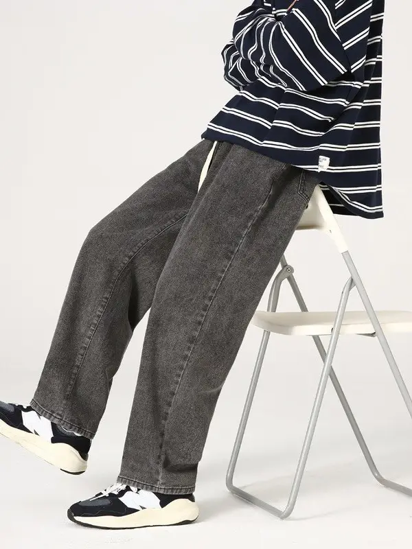 Xxbro Men's Vintage Wash Jeans Wide Leg Pants All Colors - Image 4