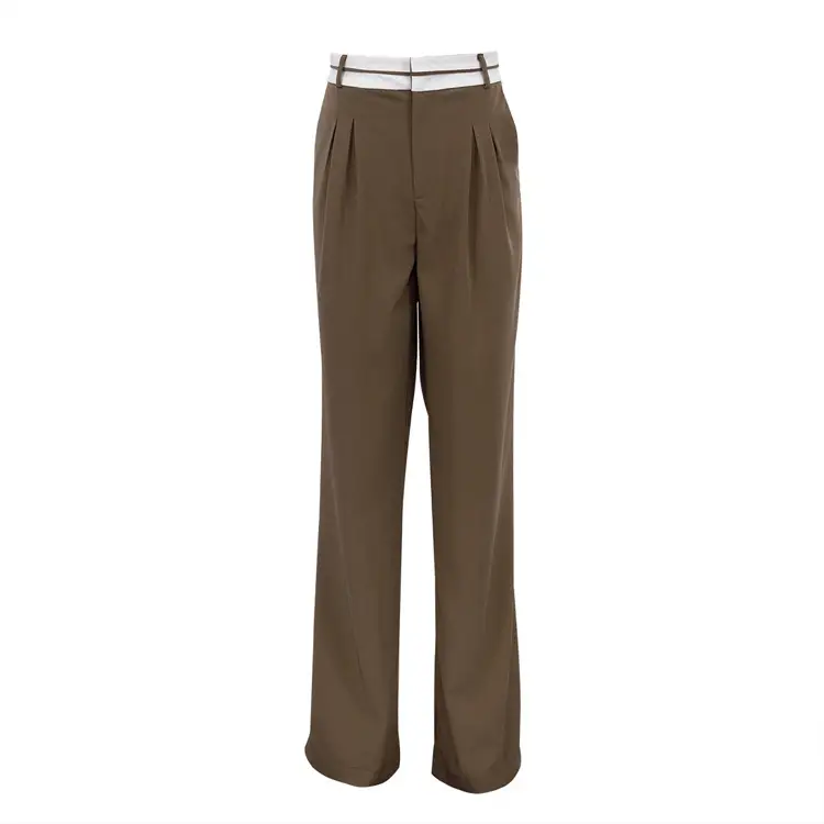 2022 Solid Color Slim Fit Trousers for Women
