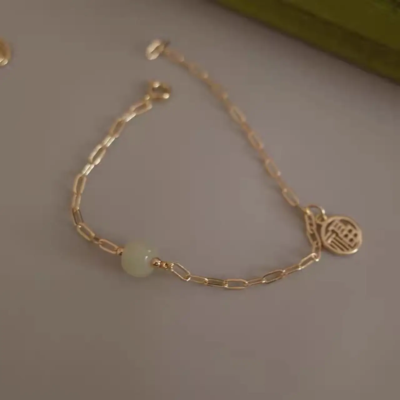 14K Gold Pearl Bracelet for Women's Gift - Image 4