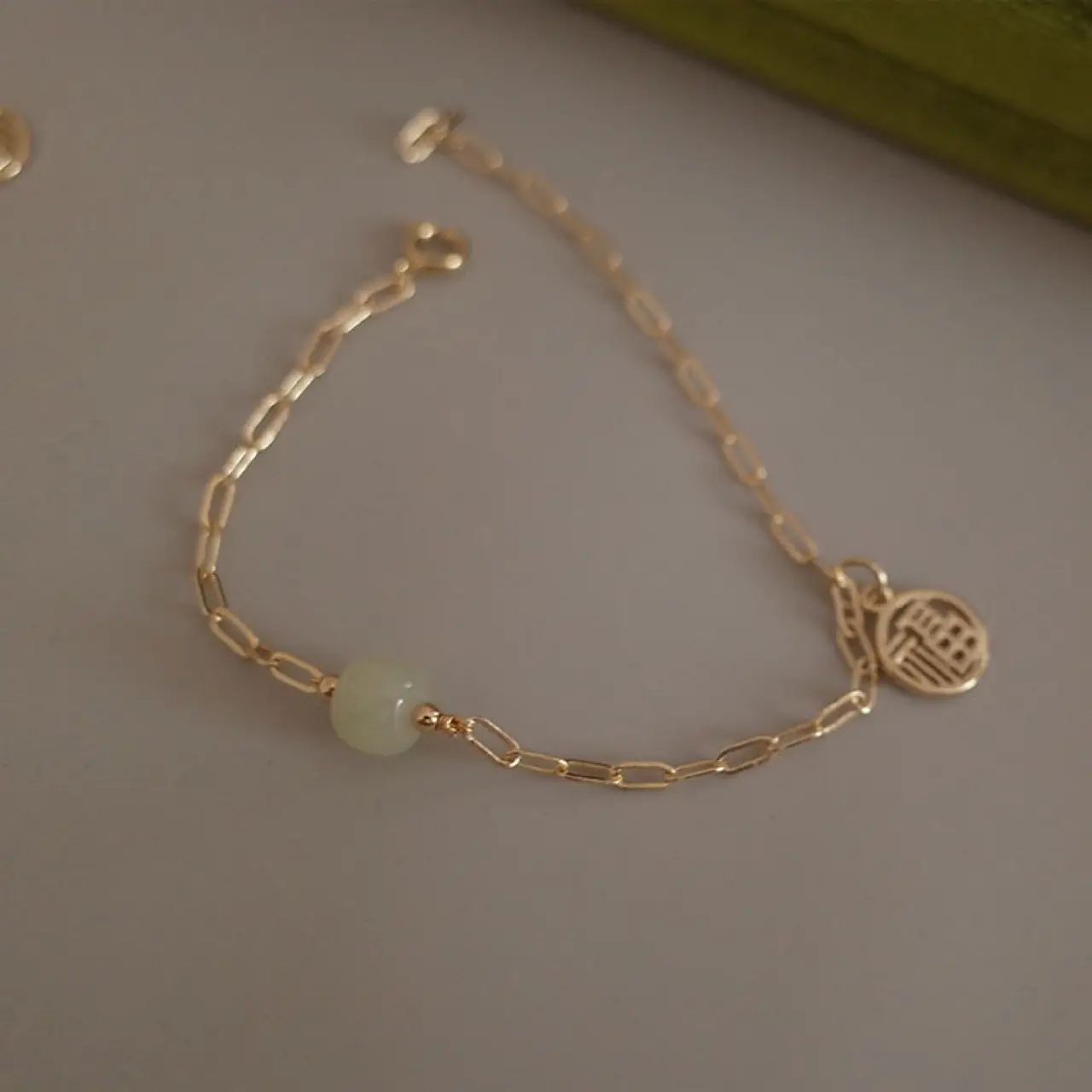 14K Gold Pearl Bracelet for Women's Gift - Image 8