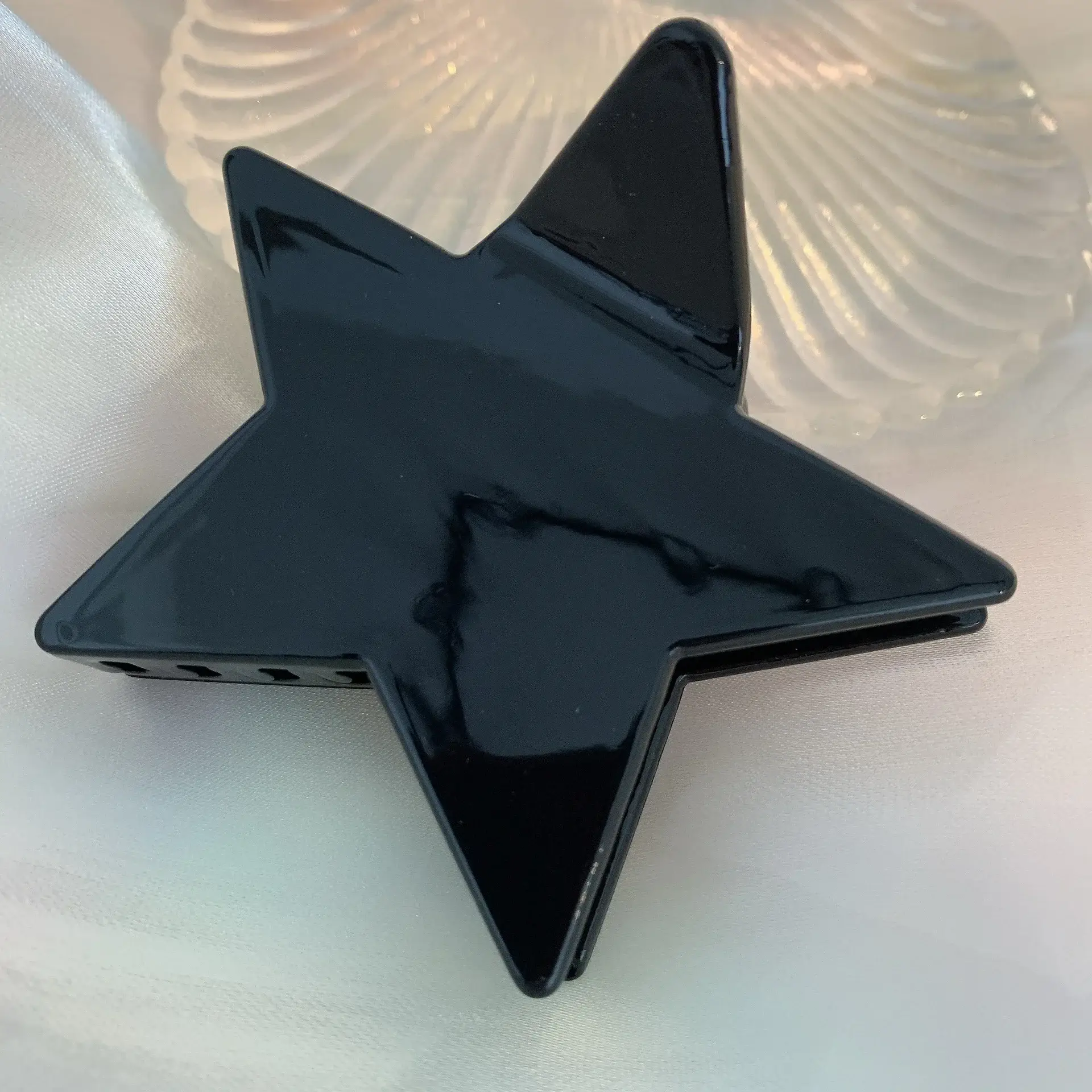Cute Silver Star Hair Clip Hot Girl Style