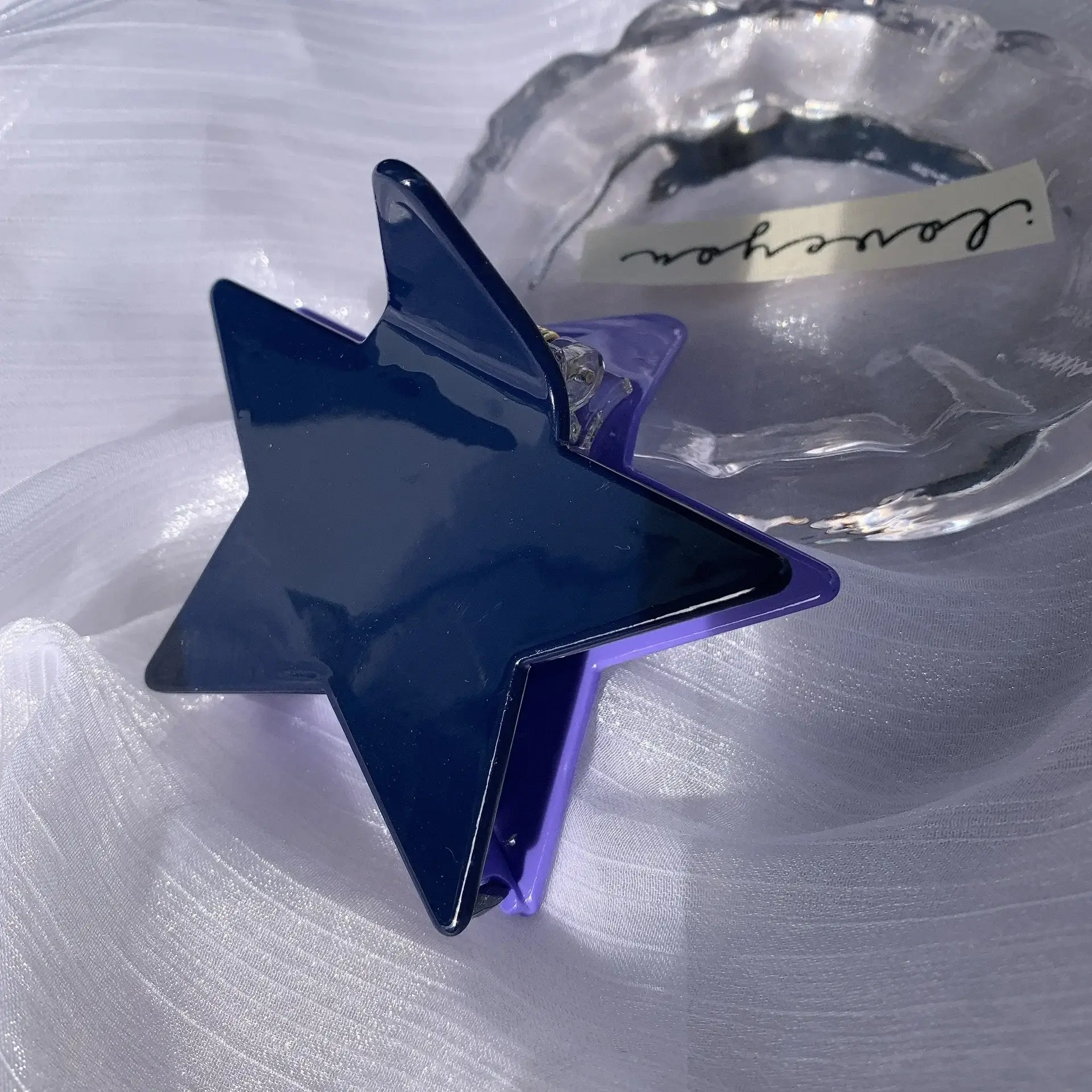 Cute Silver Star Hair Clip Hot Girl Style
