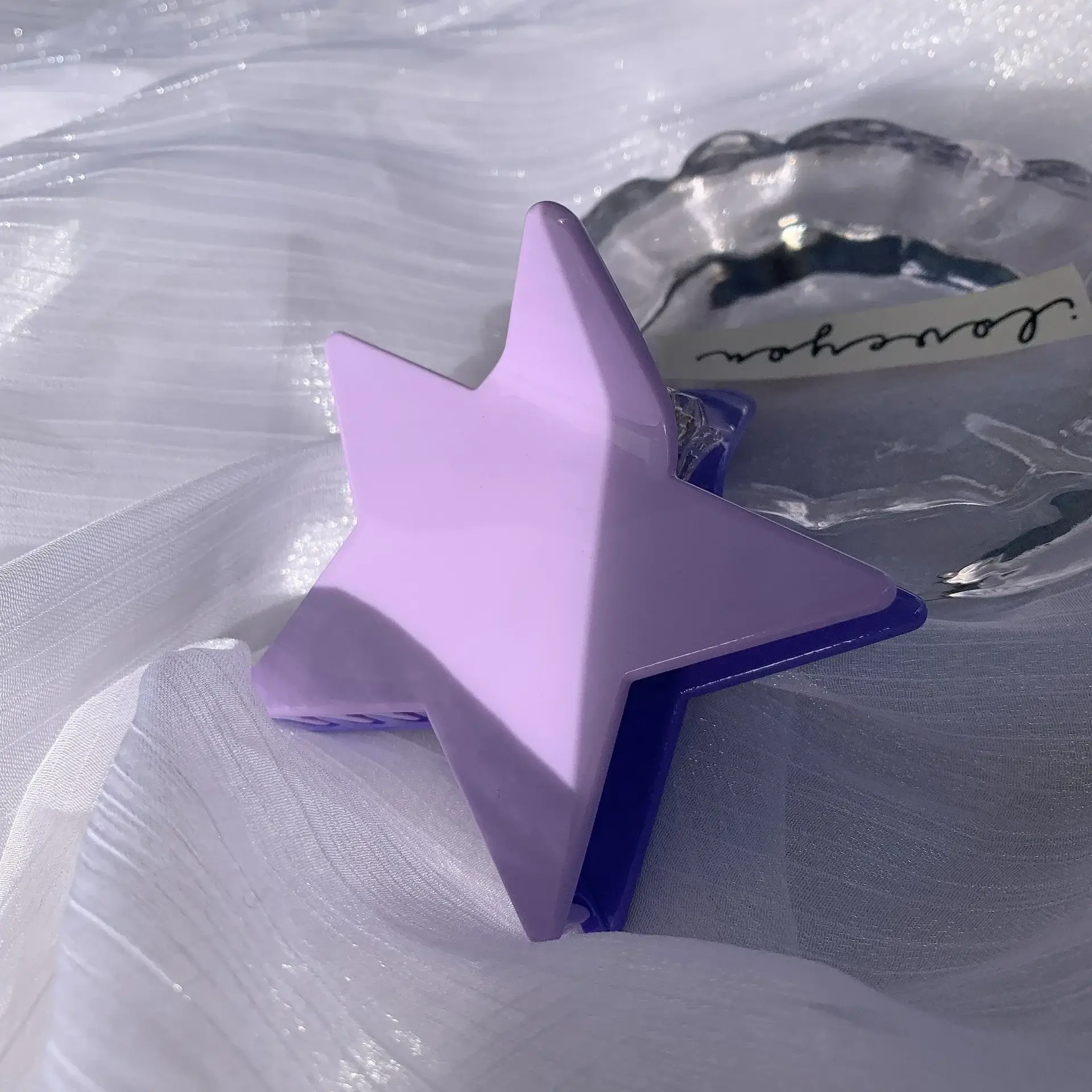 Cute Silver Star Hair Clip Hot Girl Style
