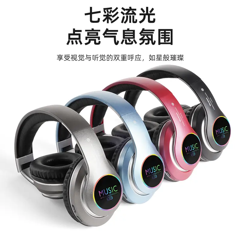 Cross Border Factory VJ033 Bluetooth Headset with 5.0 LED - Image 6