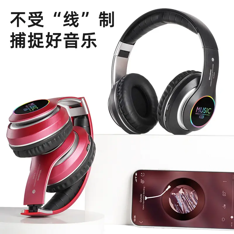 Cross Border Factory VJ033 Bluetooth Headset with 5.0 LED - Image 8