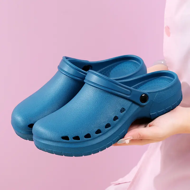 Special Slippers for Operating Room with Soft Bottom Baotou Shoes for Doctors and Nurse Non-slip Wear-resistant Cave Shoes for Clean Room Laboratory - Image 7