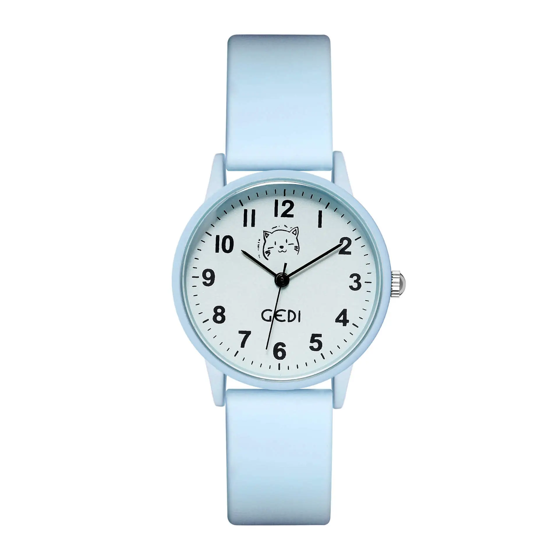 Pink Silicone Student Watch with Cartoon Dial - Image 10