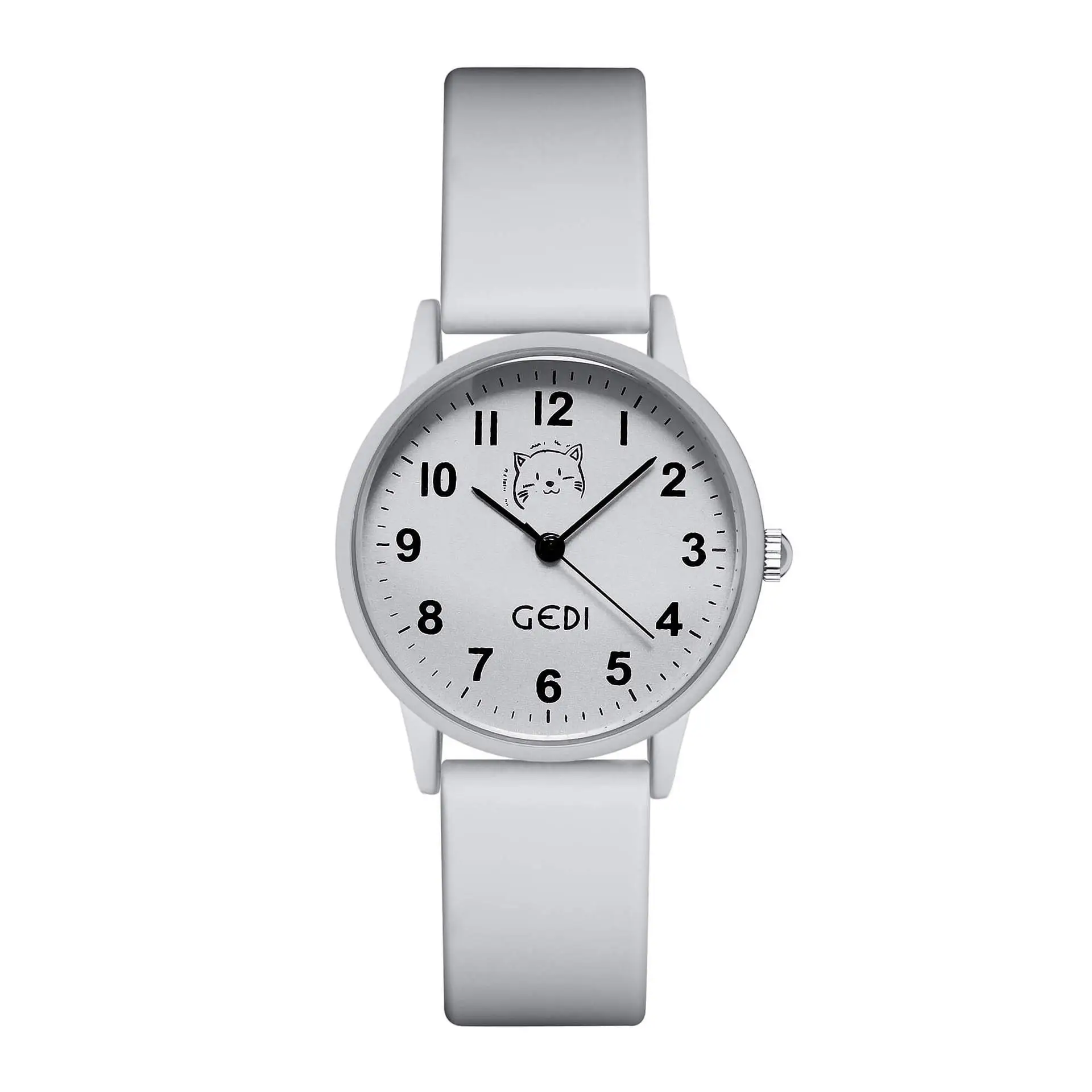 Pink Silicone Student Watch with Cartoon Dial - Image 5