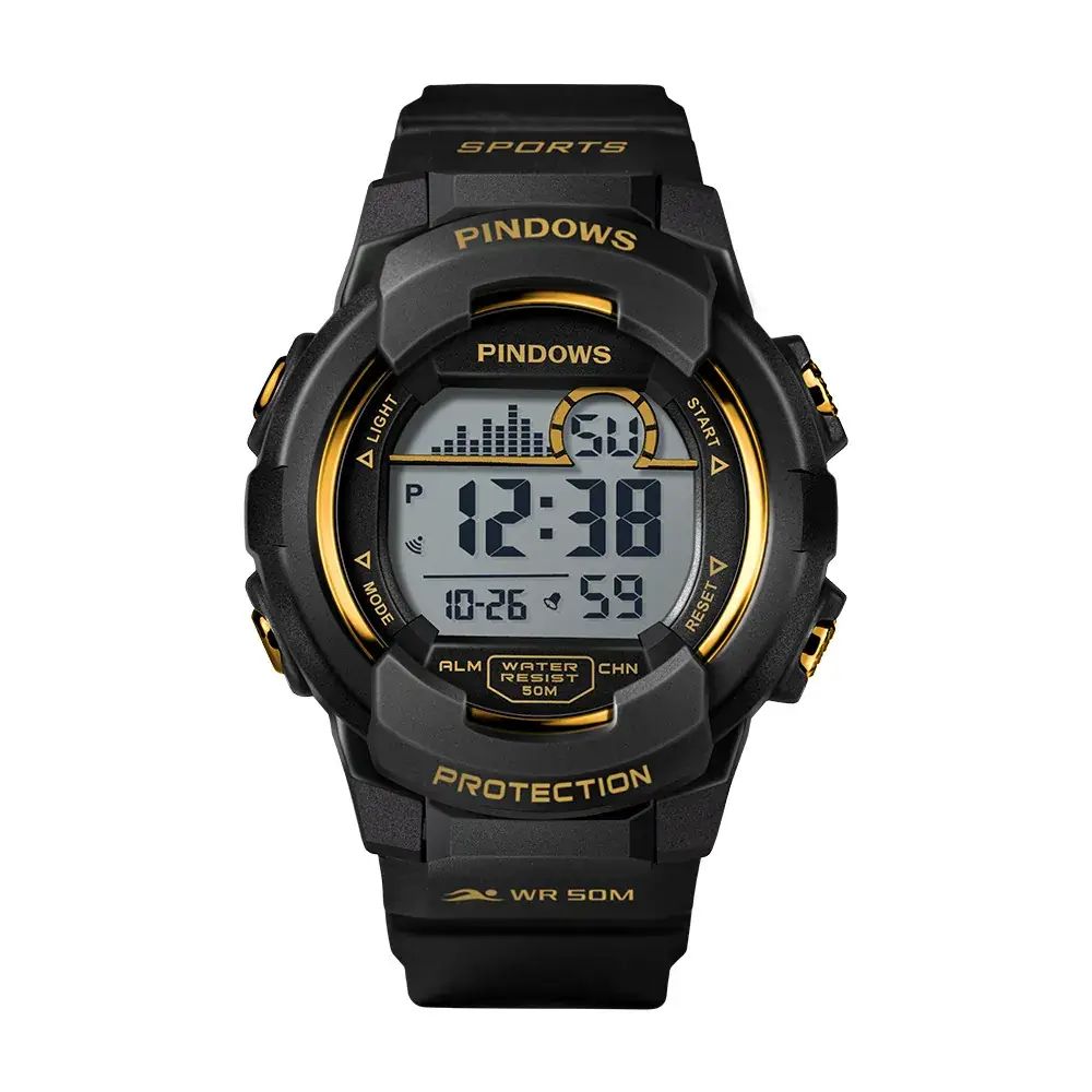 Waterproof Green Digital Watch for Men Women - Image 2