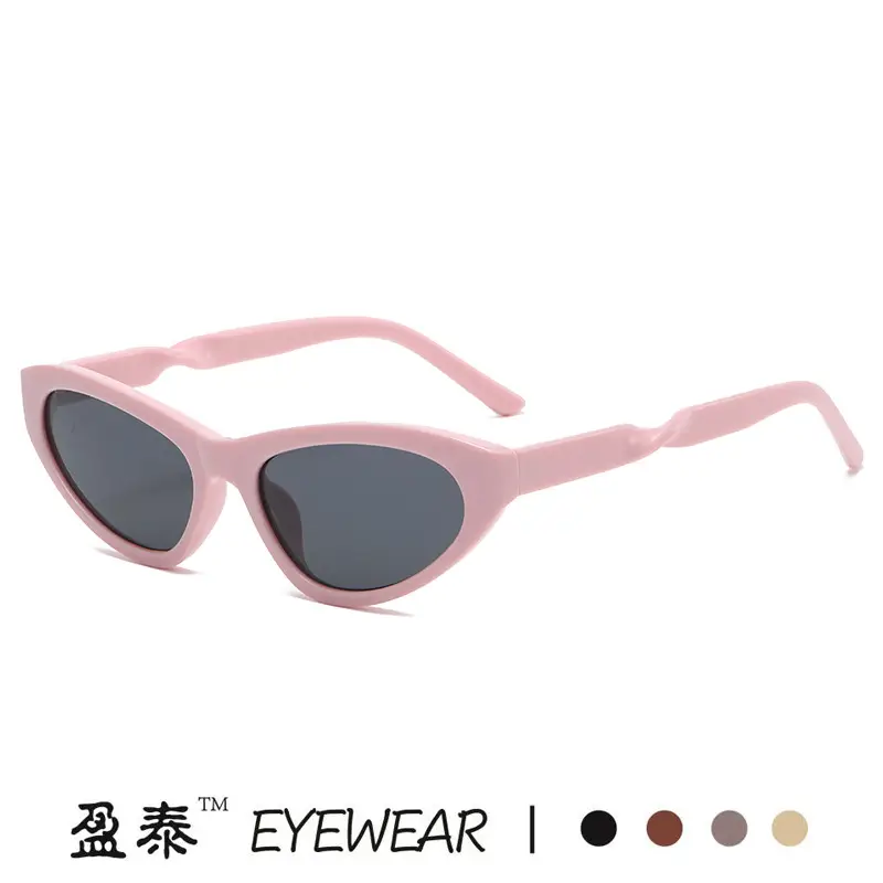 New Balencia Cat Eye Sunglasses Silver Cyberpunk Futuristic - Image 5
