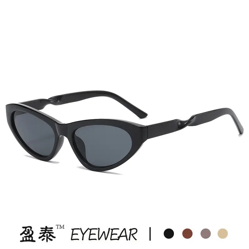 New Balencia Cat Eye Sunglasses Silver Cyberpunk Futuristic - Image 7