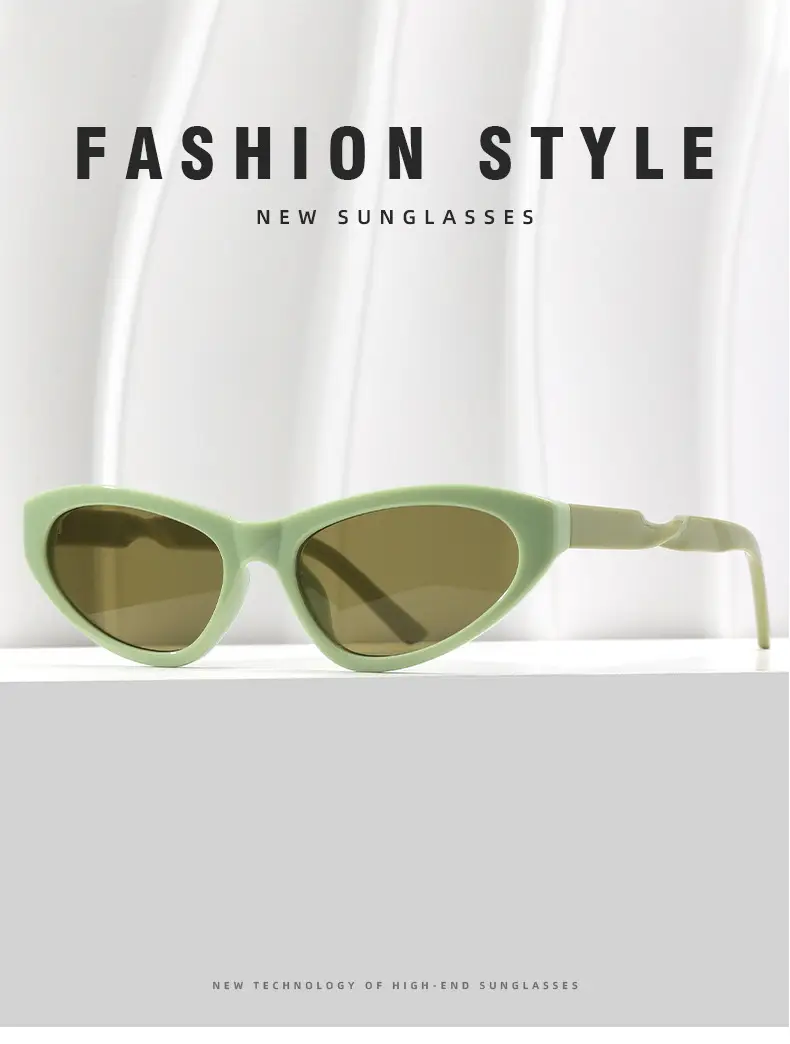 New Balencia Cat Eye Sunglasses Silver Cyberpunk Futuristic — feature 11
