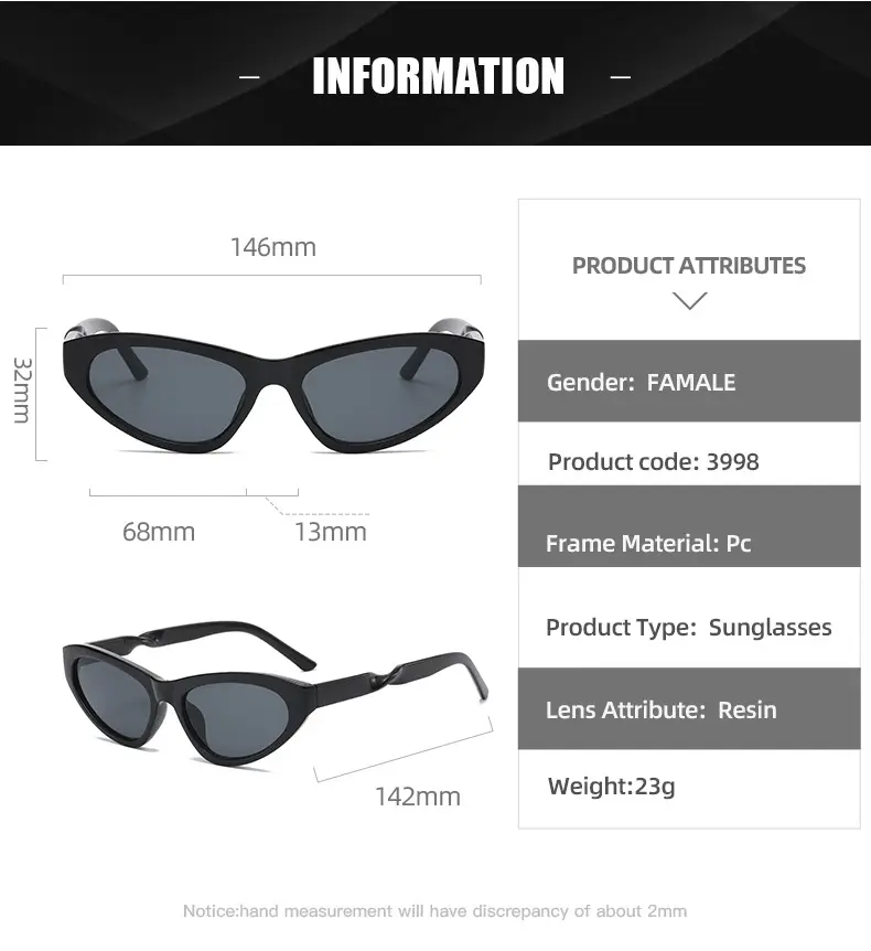 New Balencia Cat Eye Sunglasses Silver Cyberpunk Futuristic — feature 12