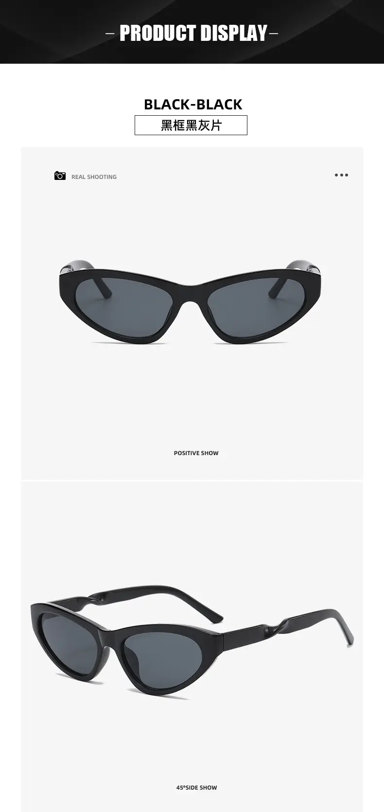 New Balencia Cat Eye Sunglasses Silver Cyberpunk Futuristic — feature 14