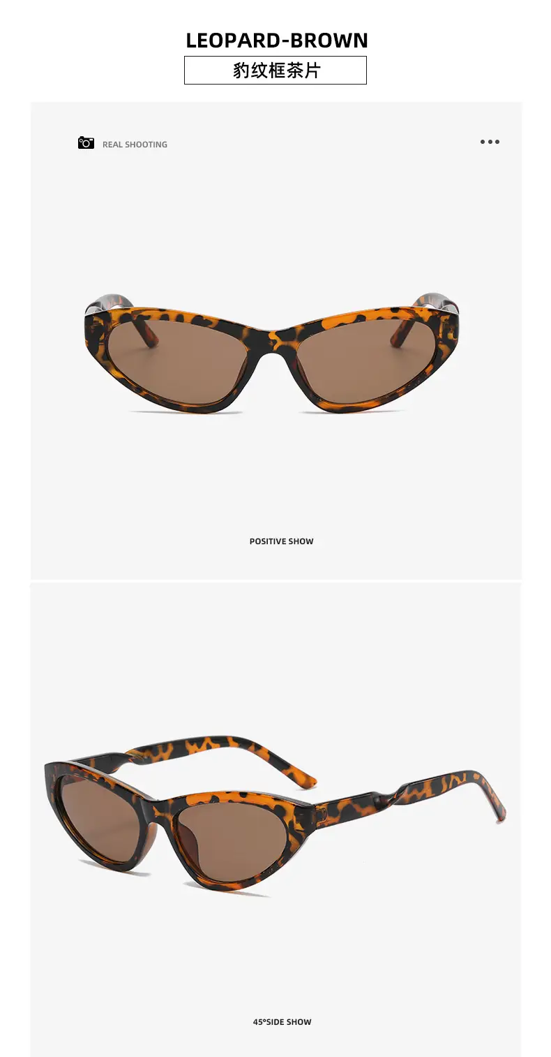 New Balencia Cat Eye Sunglasses Silver Cyberpunk Futuristic — feature 15