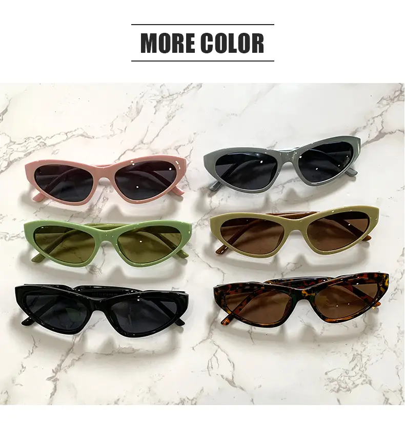New Balencia Cat Eye Sunglasses Silver Cyberpunk Futuristic — feature 20