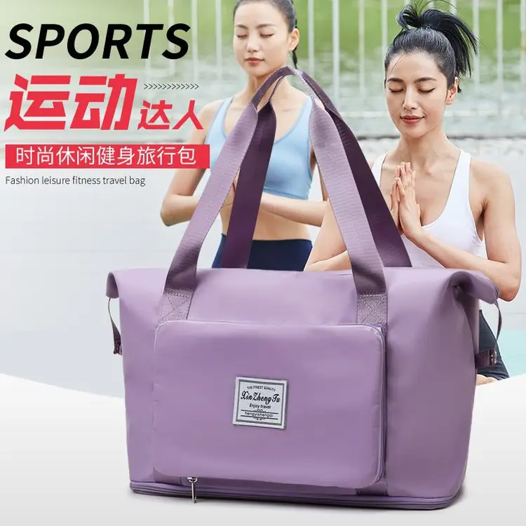 Cross-border Dry Wet Sports Bag Grey Foldable - Image 10