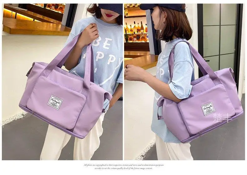 Cross-border Dry Wet Sports Bag Grey Foldable — feature 10