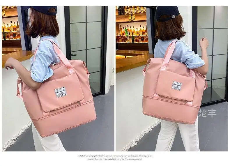 Cross-border Dry Wet Sports Bag Grey Foldable — feature 12