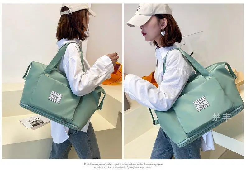 Cross-border Dry Wet Sports Bag Grey Foldable — feature 16
