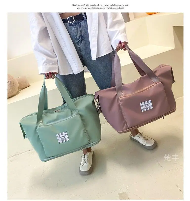 Cross-border Dry Wet Sports Bag Grey Foldable — feature 17