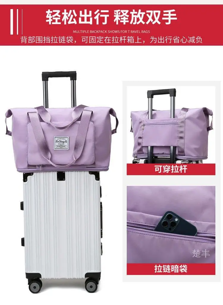 Cross-border Dry Wet Sports Bag Grey Foldable — feature 6