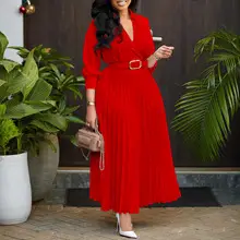 Green V-Neck Sheath Dress for Women 2022 — feature 1