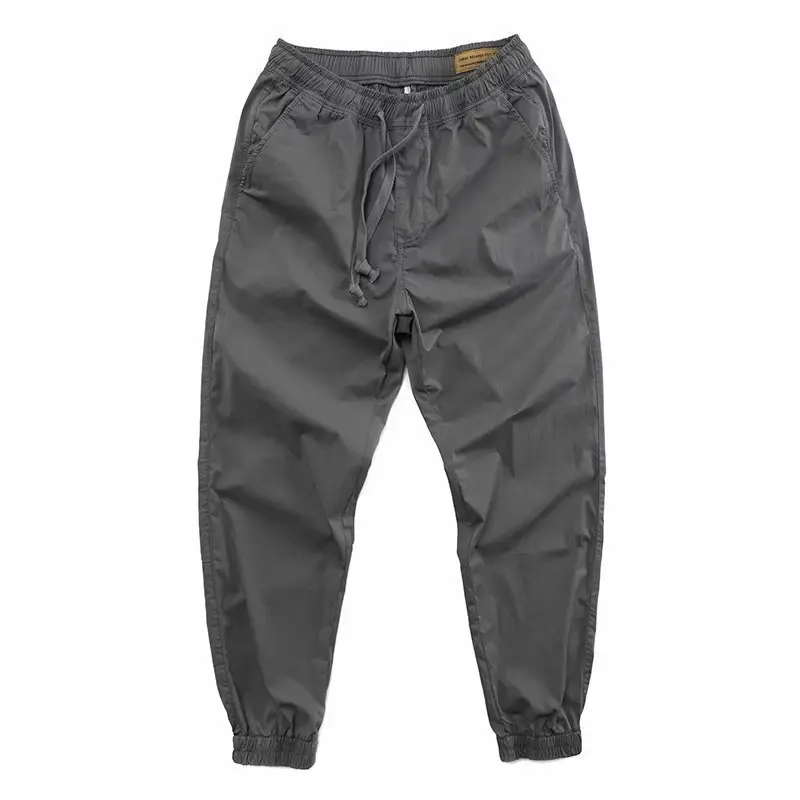 2021 Men Beige Construction Pants Loose Plus Large - Image 2