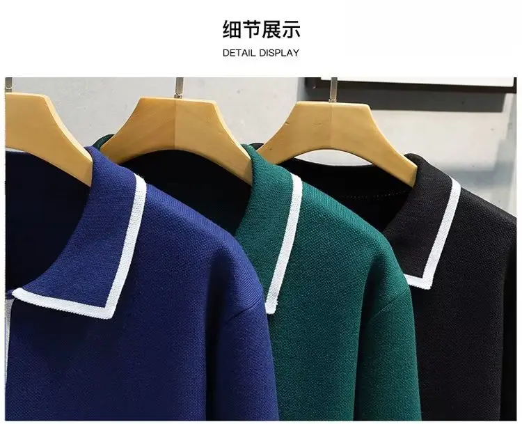 Men Green Zipper Cardigan Sweater Set with Jeans — feature 2