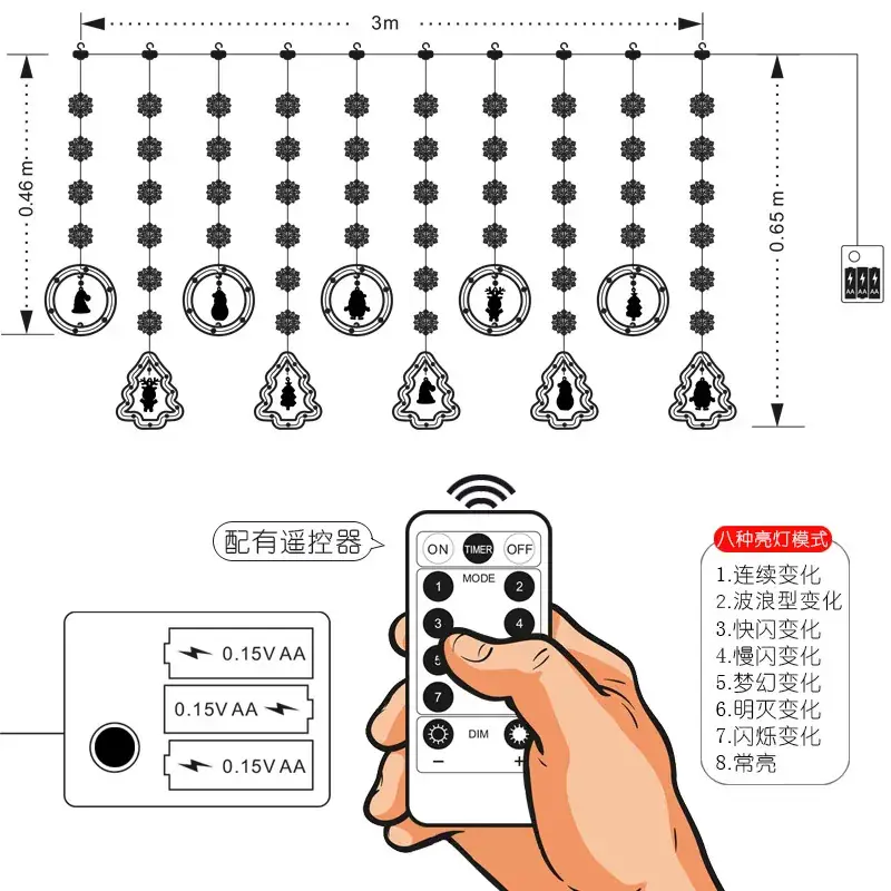 Cross-Border LED Christmas Tree Decorations - Image 8