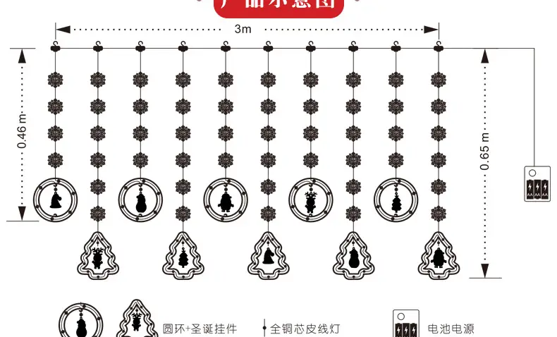 Cross-Border LED Christmas Tree Decorations — feature 5