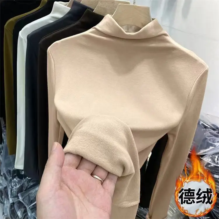 Double-Sided German Velvet Top for Women Autumn Winter - Image 12
